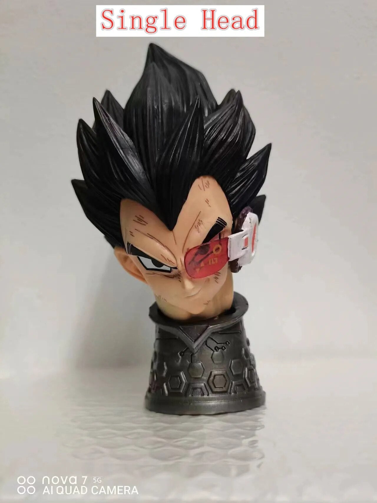 46cm Bandai Figure Anime Dragon Ball Z GK Super Saiyan Vegeta Action Figure PVC Collectible Ornament Decorative Figure Doll Toy