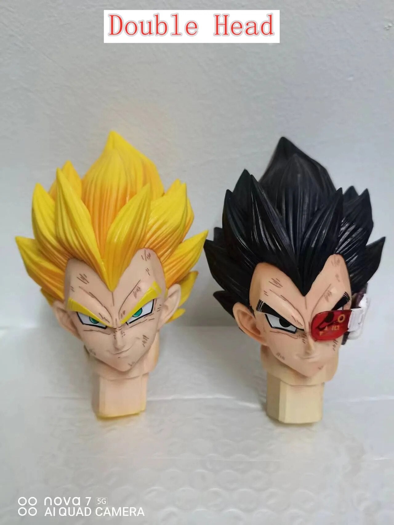 46cm Bandai Figure Anime Dragon Ball Z GK Super Saiyan Vegeta Action Figure PVC Collectible Ornament Decorative Figure Doll Toy