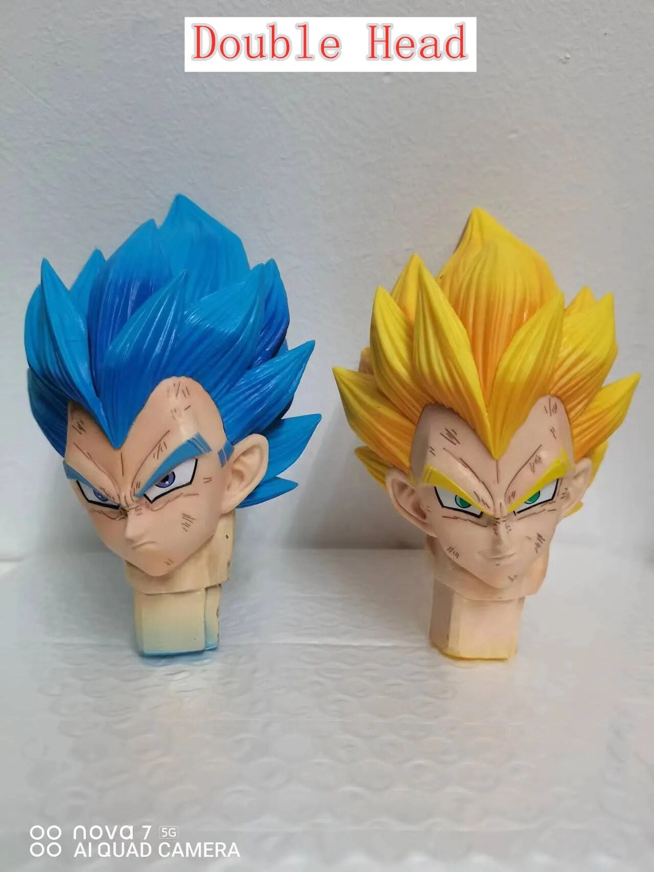 46cm Bandai Figure Anime Dragon Ball Z GK Super Saiyan Vegeta Action Figure PVC Collectible Ornament Decorative Figure Doll Toy