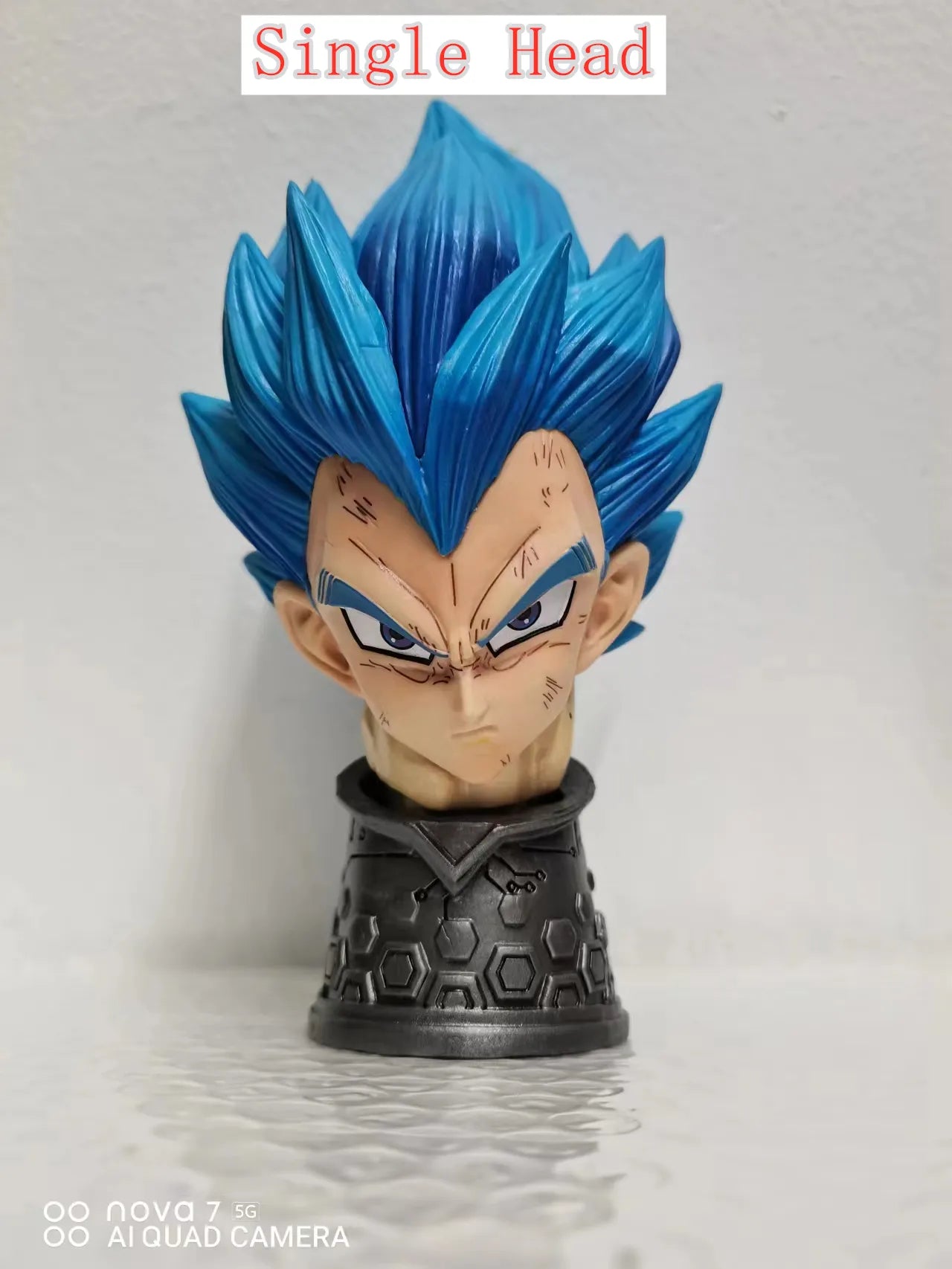 46cm Bandai Figure Anime Dragon Ball Z GK Super Saiyan Vegeta Action Figure PVC Collectible Ornament Decorative Figure Doll Toy