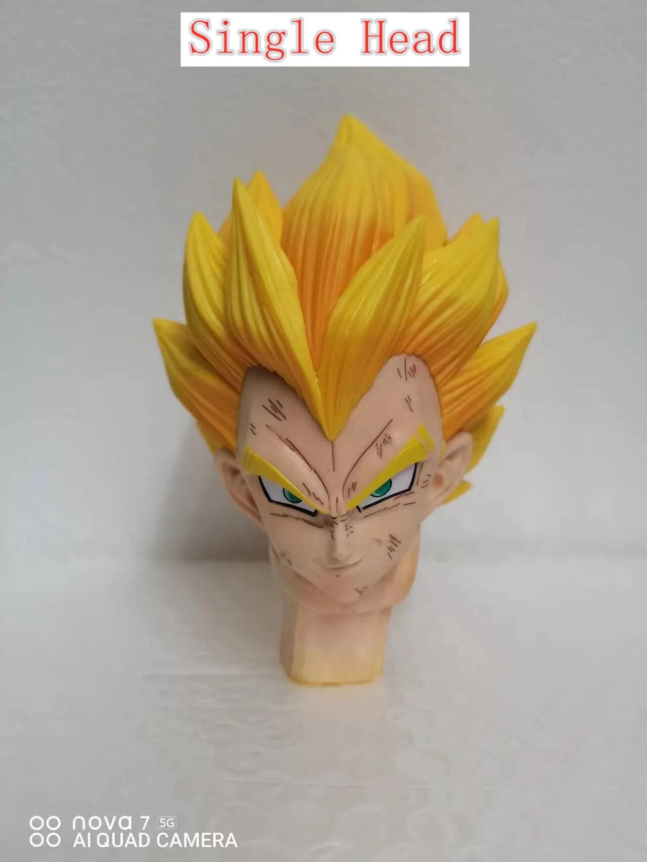 46cm Bandai Figure Anime Dragon Ball Z GK Super Saiyan Vegeta Action Figure PVC Collectible Ornament Decorative Figure Doll Toy