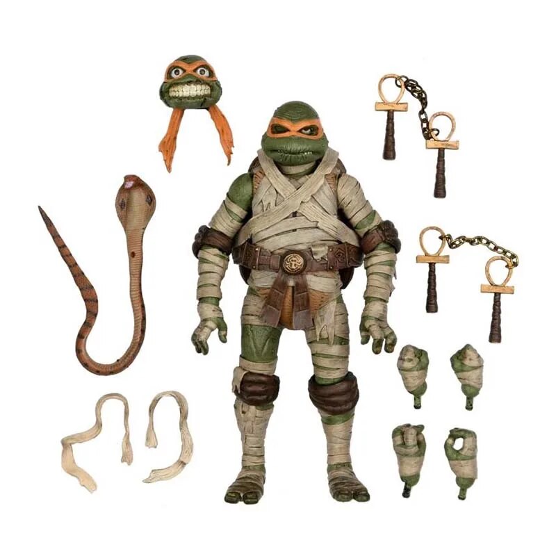 NECA Teenage Mutant Ninja Turtles TMNT Figura de Acción 18cm aprox