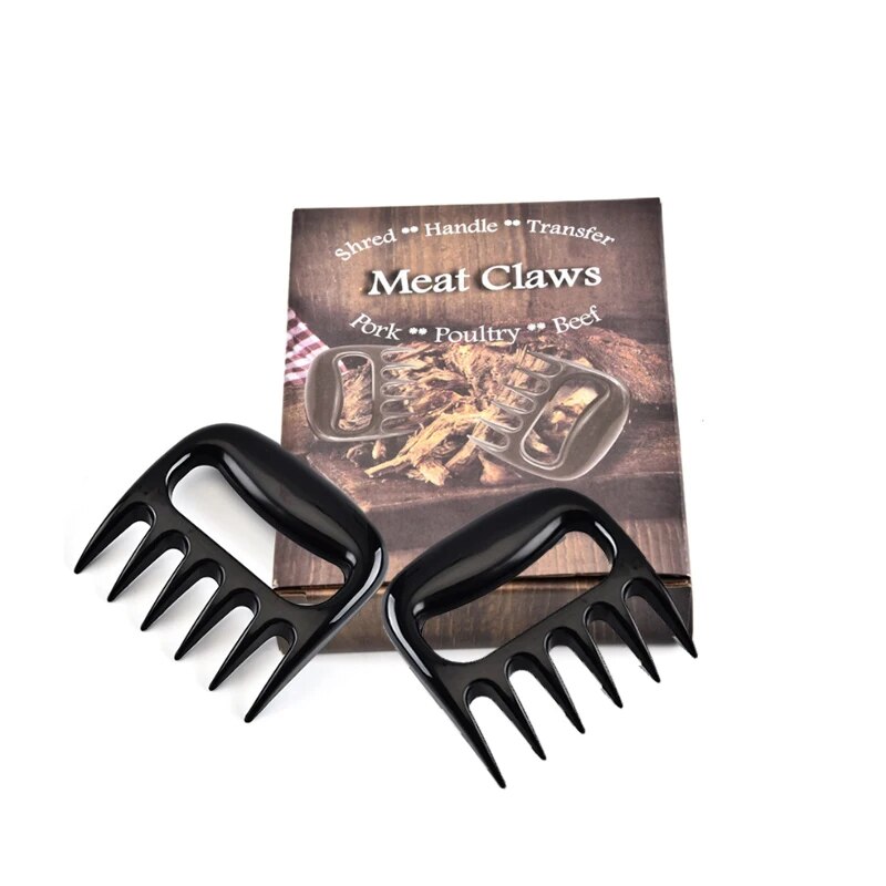 Maunal Bear Claw Meat Shredder Barbecue Fork Pork Separator Fruit Vegetable Slicer Cutter Kitchen Cooking BBQ Grill Accessories