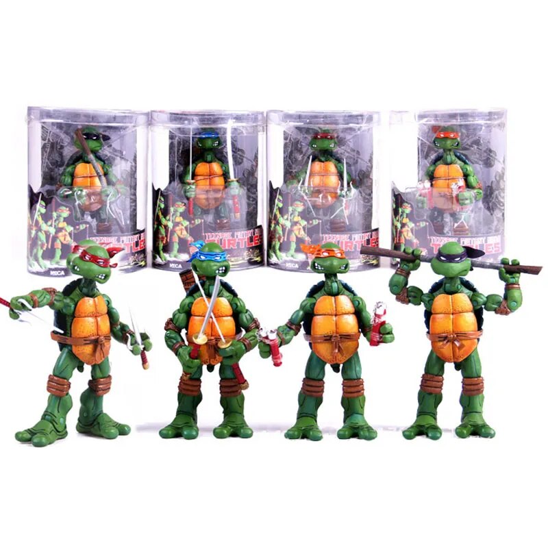 NECA Teenage Mutant Ninja Turtles TMNT Figura de Acción 18cm aprox