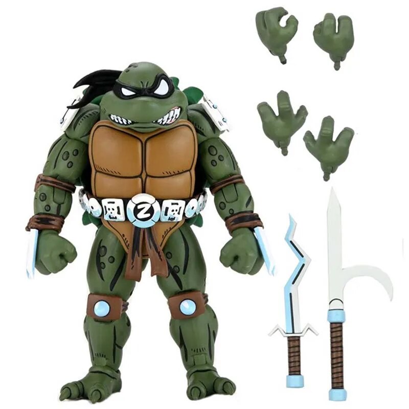 NECA Teenage Mutant Ninja Turtles TMNT Figura de Acción 18cm aprox