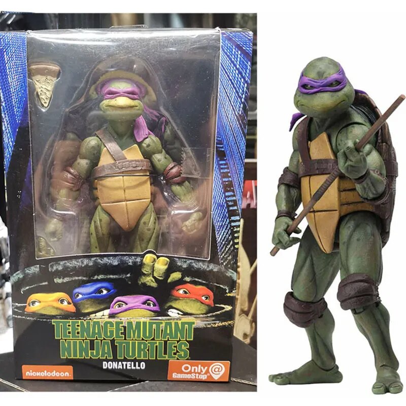 NECA Teenage Mutant Ninja Turtles TMNT Figura de Acción 18cm aprox