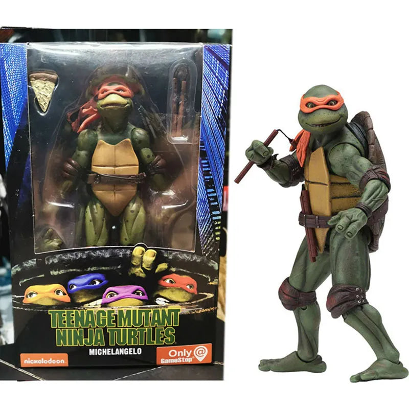 NECA Teenage Mutant Ninja Turtles TMNT Figura de Acción 18cm aprox