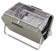 Asador portatil de carbon acero inoxidable